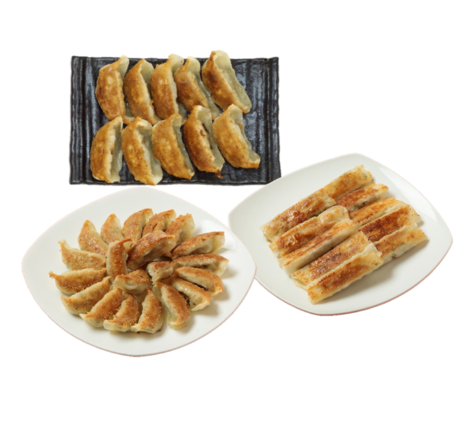 ★送料無料★【ギフト】冷凍ギョーザ・上海棒餃子・地頭鶏餃子　全５パックセット